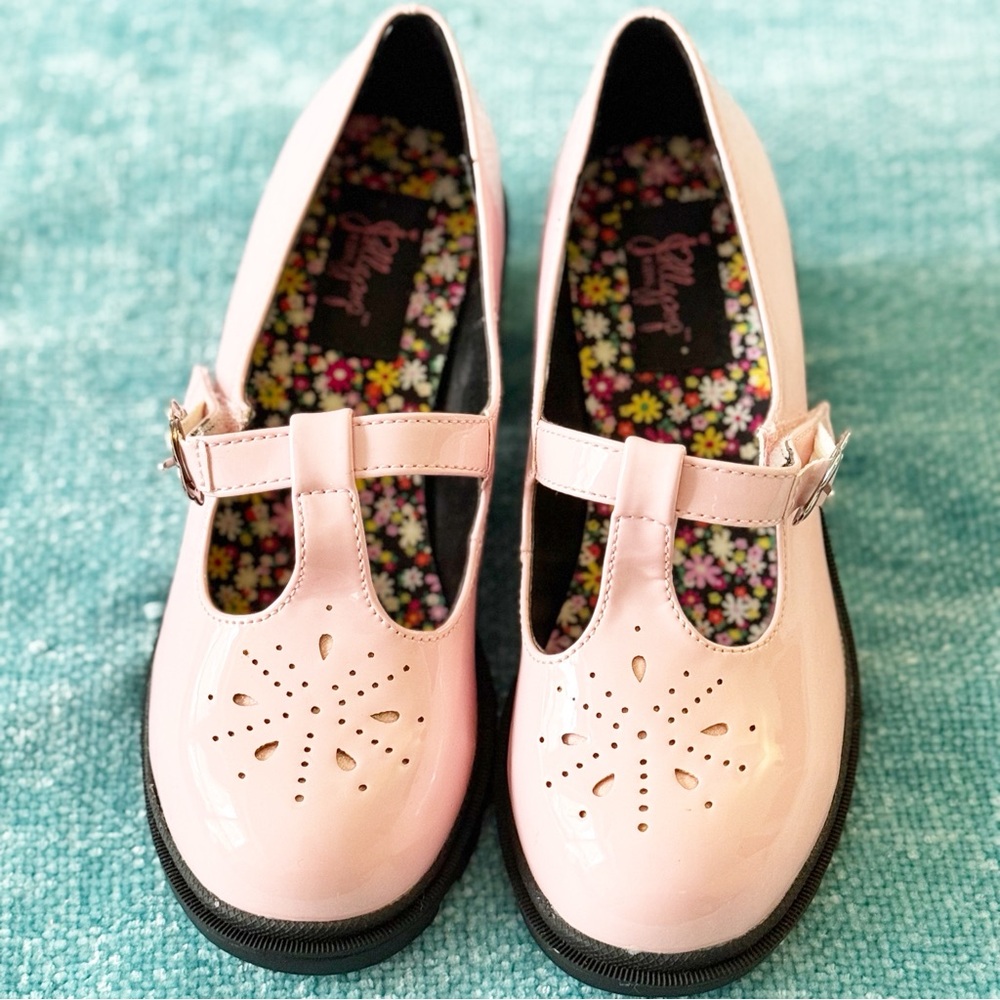 Jellypop Pink Patent Mary Janes Kids Shoes